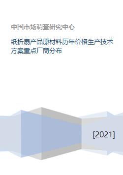 纸折扇产业全解析 原料、价格、技术与市场格局